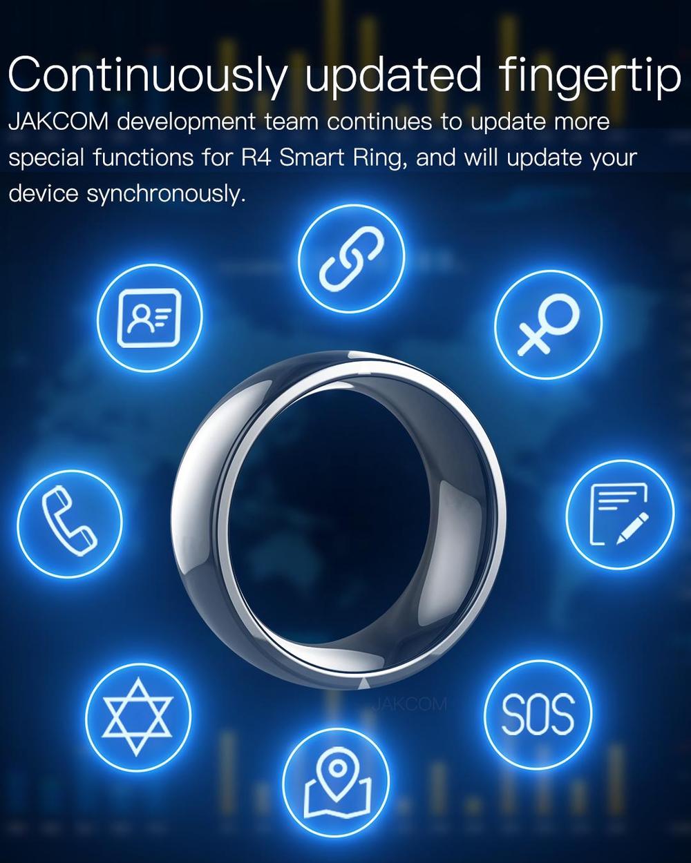 Smart Ring Nfc Pay - Jakcom-Smartphone R4, téléphone électronique, étanche, haute