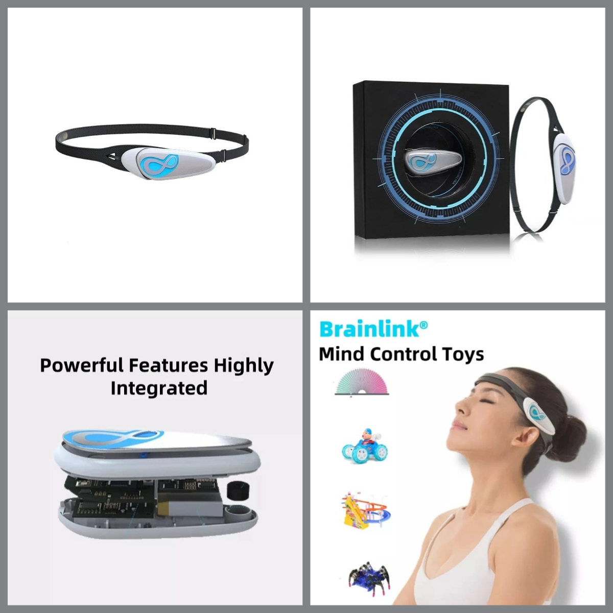 Meditation Headband Eeg - Bandeau EEG à électrodes sèches pour