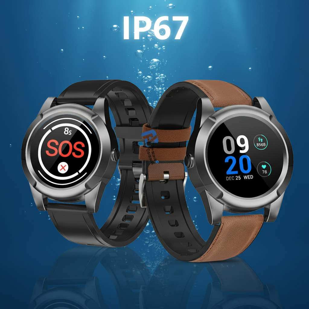 Fall Detection Watch - Montre connectée GPS pour seniors avec