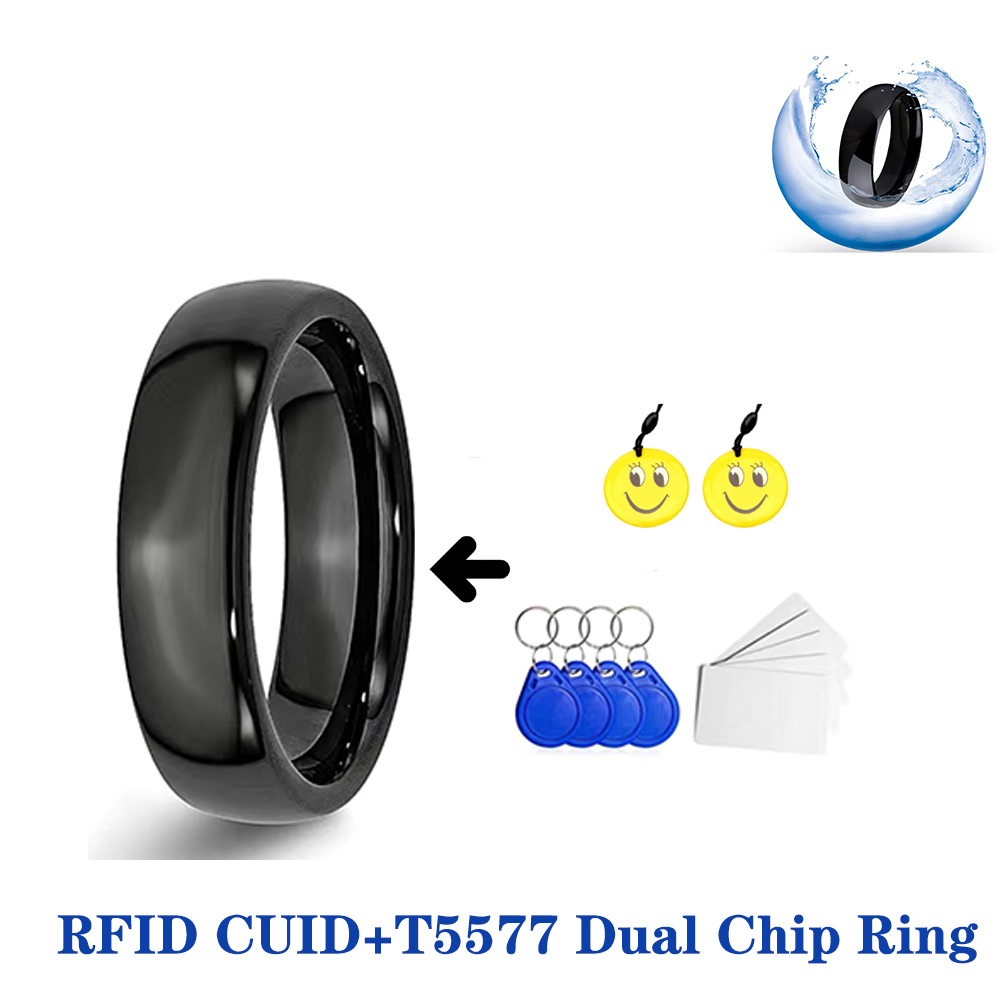 Smart Ring Nfc Pay - RFID intelligent double puce NFC anneau