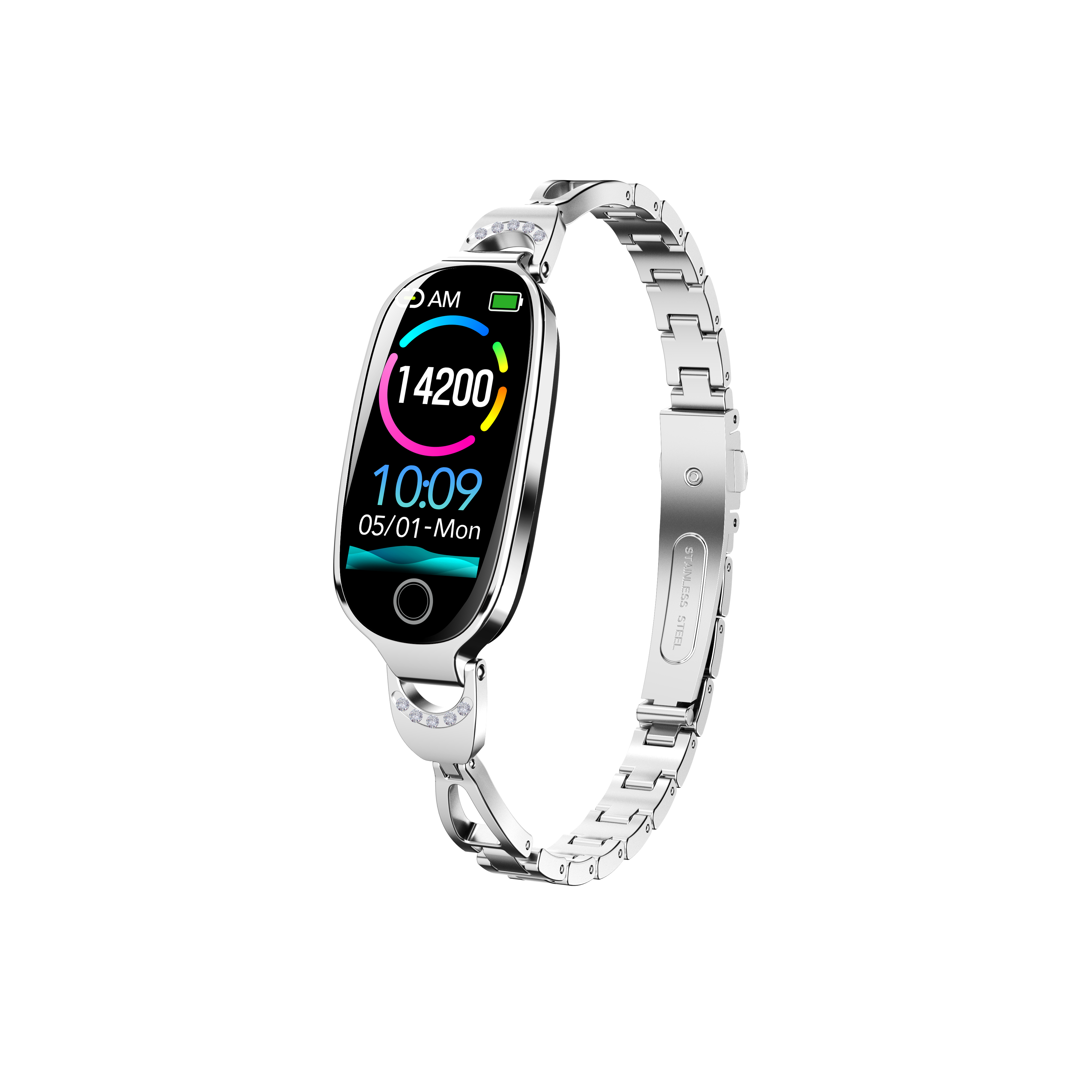 Breath Rate Monitor - Montre connectée étanche F81 pour femme