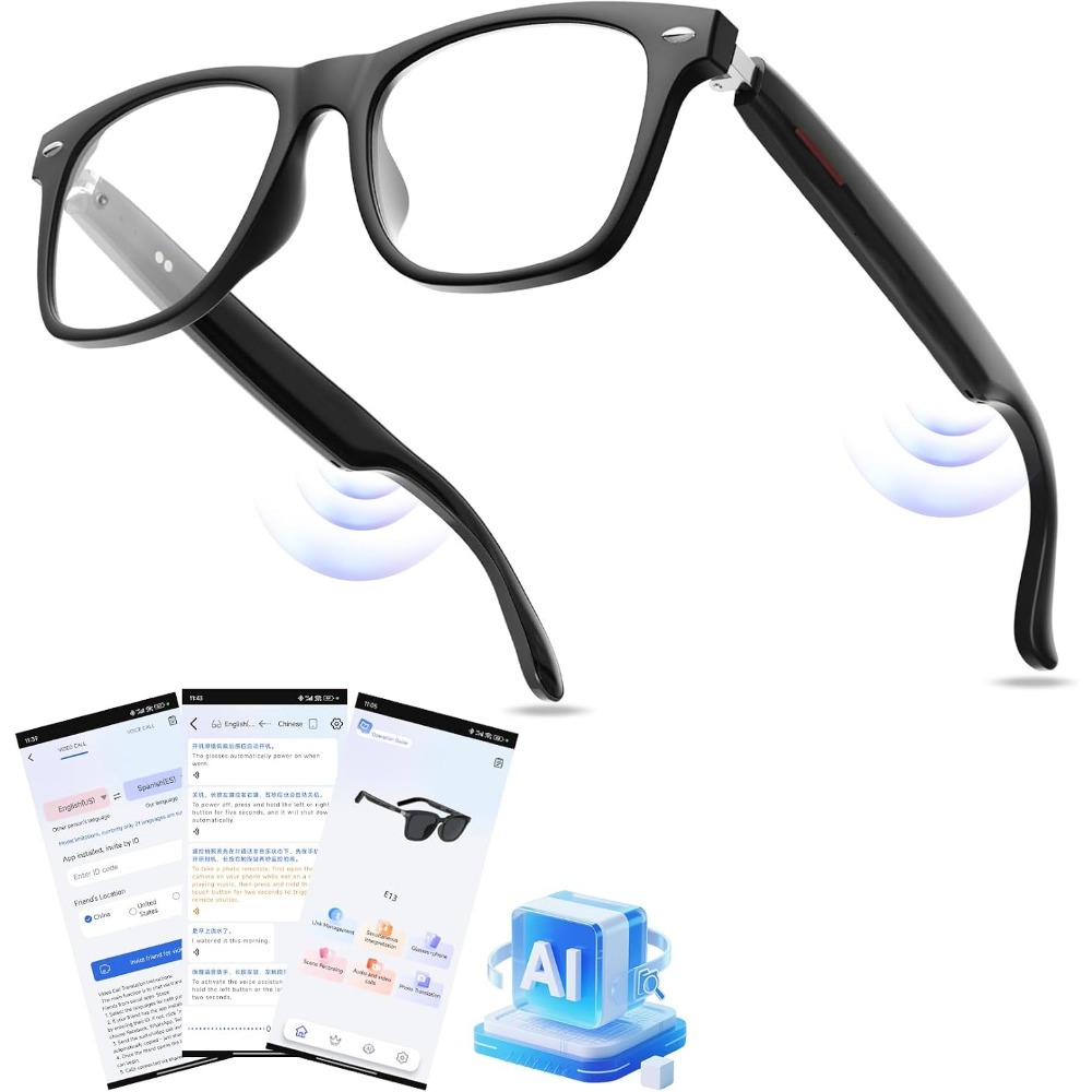Smart Glasses Lens - Lunettes intelligentes avec traduction en temps