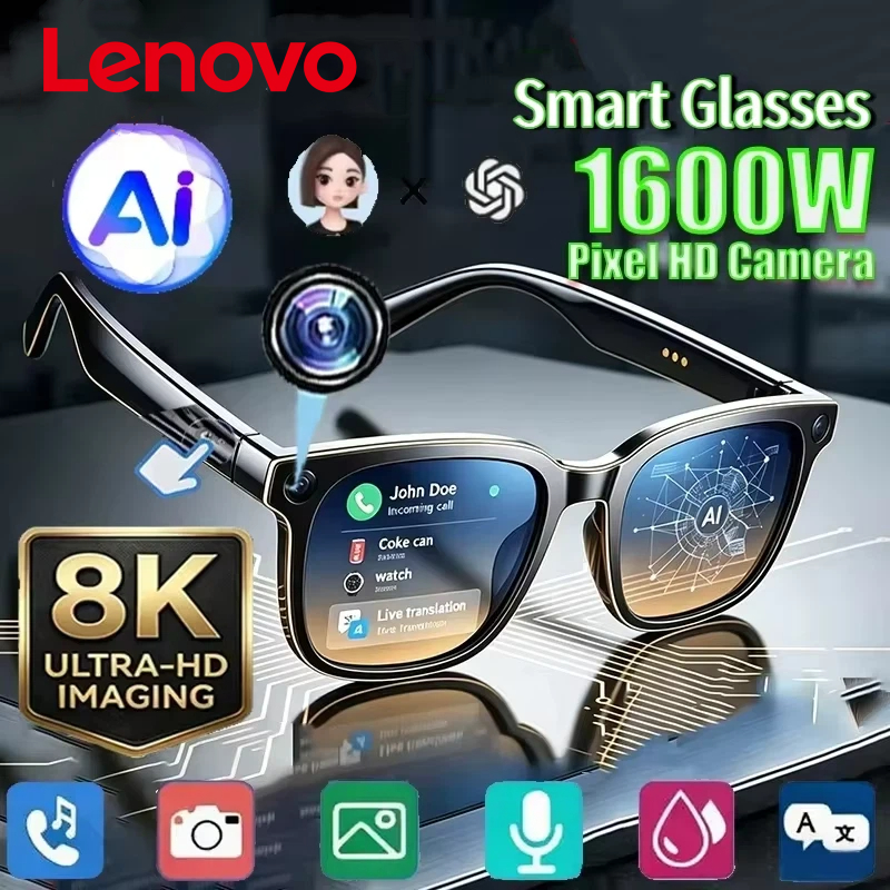 Smart Glasses Lens - Lunettes intelligentes XIAOMI AI 8K avec