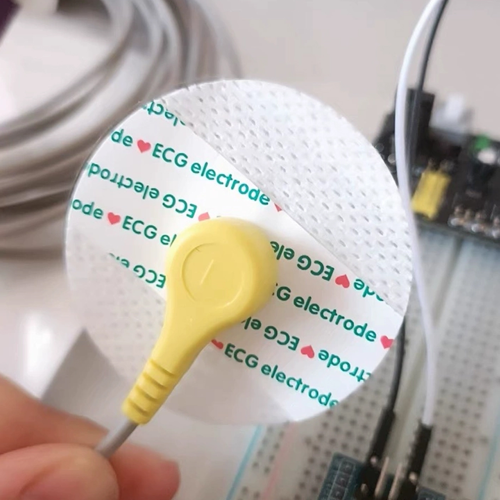Ecg Patch Monitor - Patch d'électrode ECG EKG, 50 pièces/1
