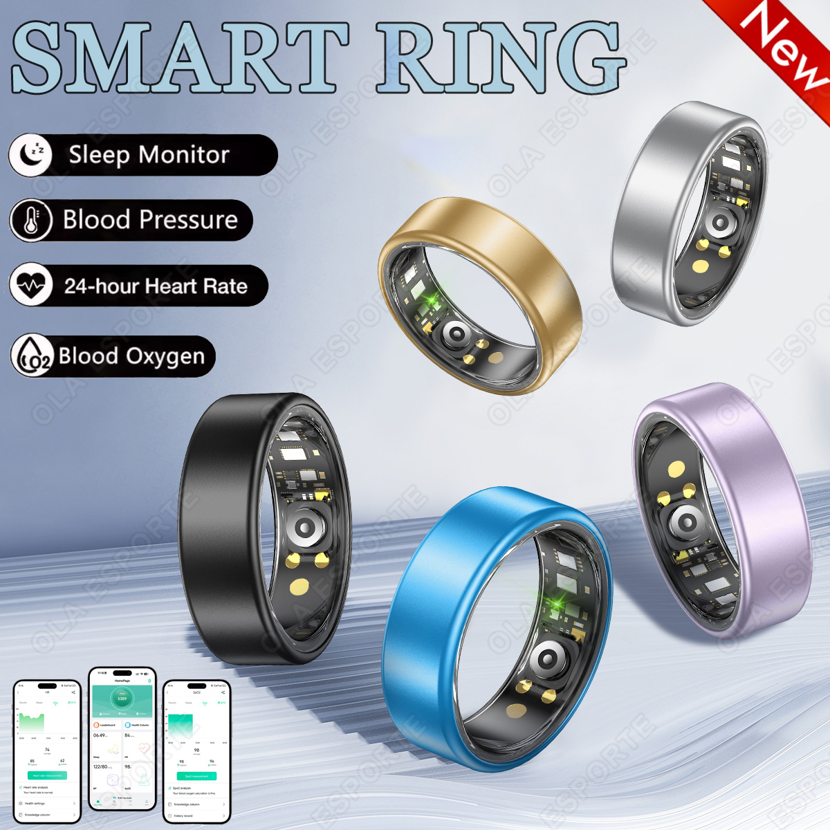 Temperature Ring Skin - Nouvelle bague connectée R09 pour hommes