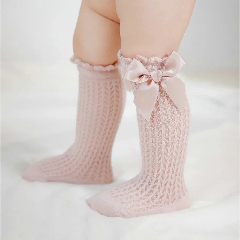 Baby Sock Oximeter - Bas en coton fin avec volants