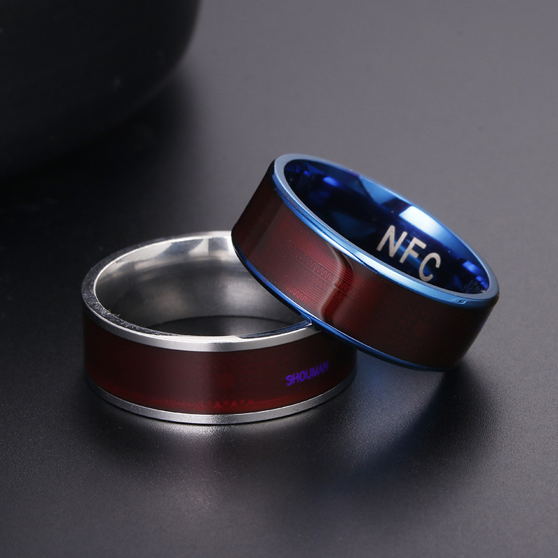 Smart Ring Nfc Pay - Bague numérique intelligente NFC, vêtements magiques,