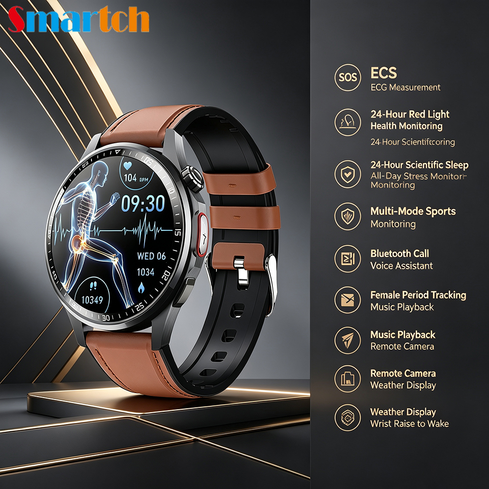 Fall Detection Watch - Montre connectée de sport et de