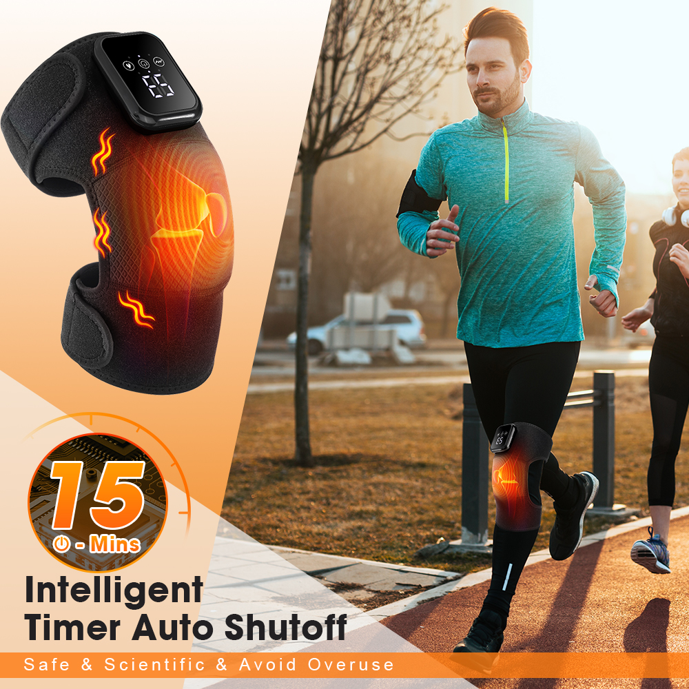 Smart Knee Wrap - Genouillère de massage vibrante intelligente avec