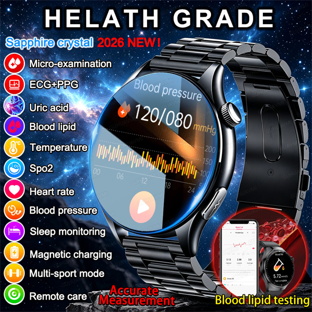 Fatigue Band Monitor - Montre connectée 2026 nouvelle génération :