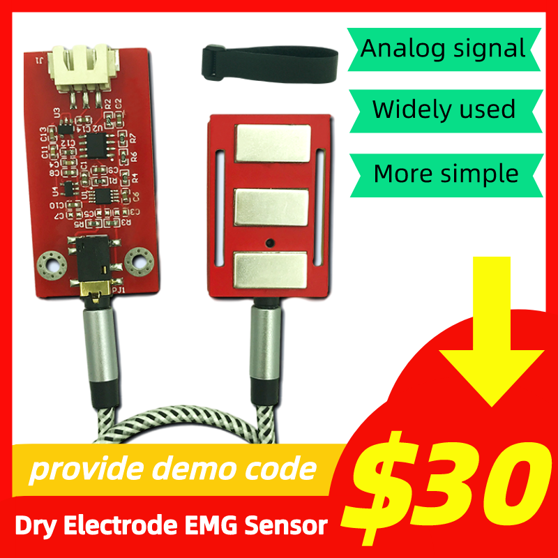 Muscle Sensor Emg - Électrode Sèche EMG Capteur Musculaire Électrique,