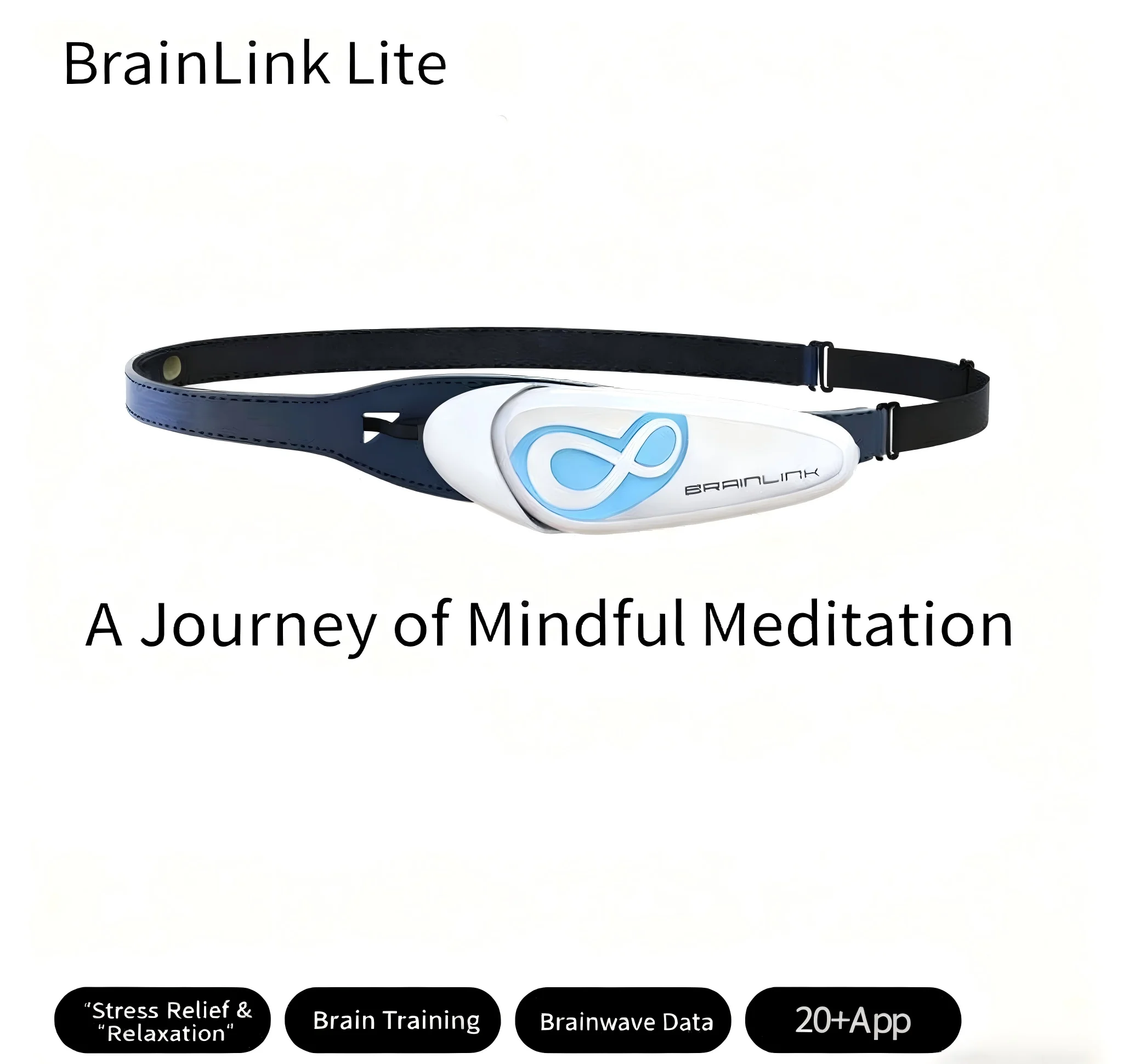 Meditation Headband Eeg - Nouveau bandeau à électrodes sèches Brainlink