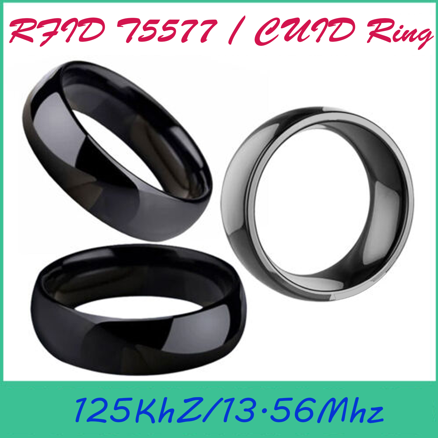 Smart Ring Nfc Pay - Anneau intelligent RFID, jeton réinscriptible NFC,