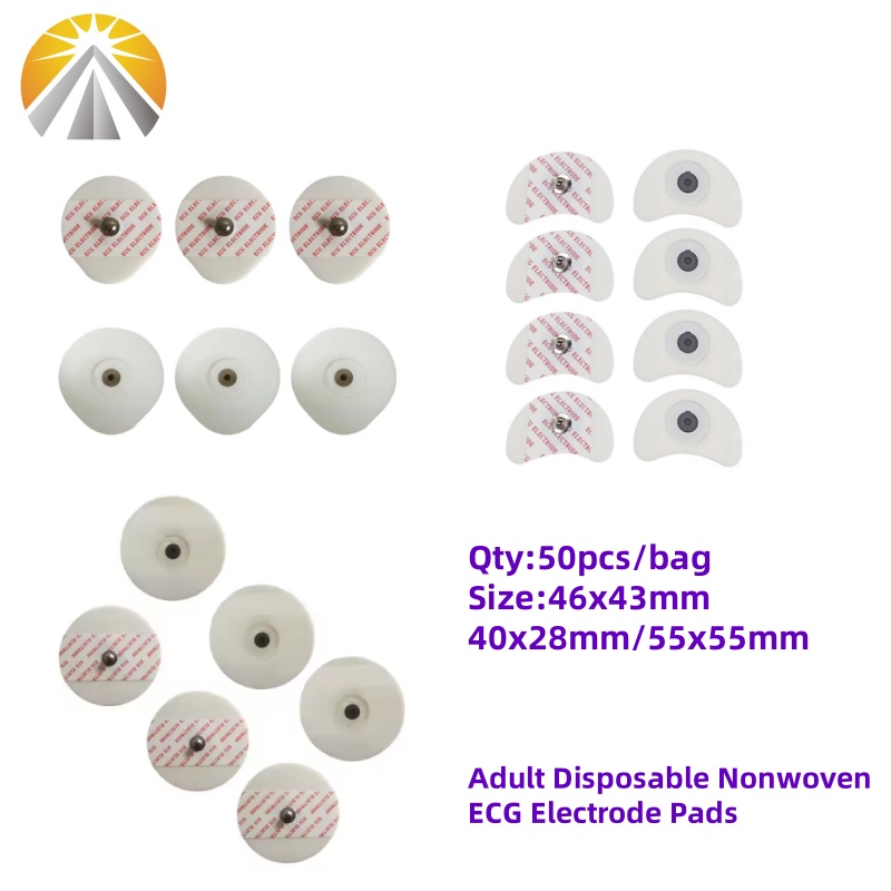 Ecg Patch Monitor - Électrodes ECG non tissées pour adultes