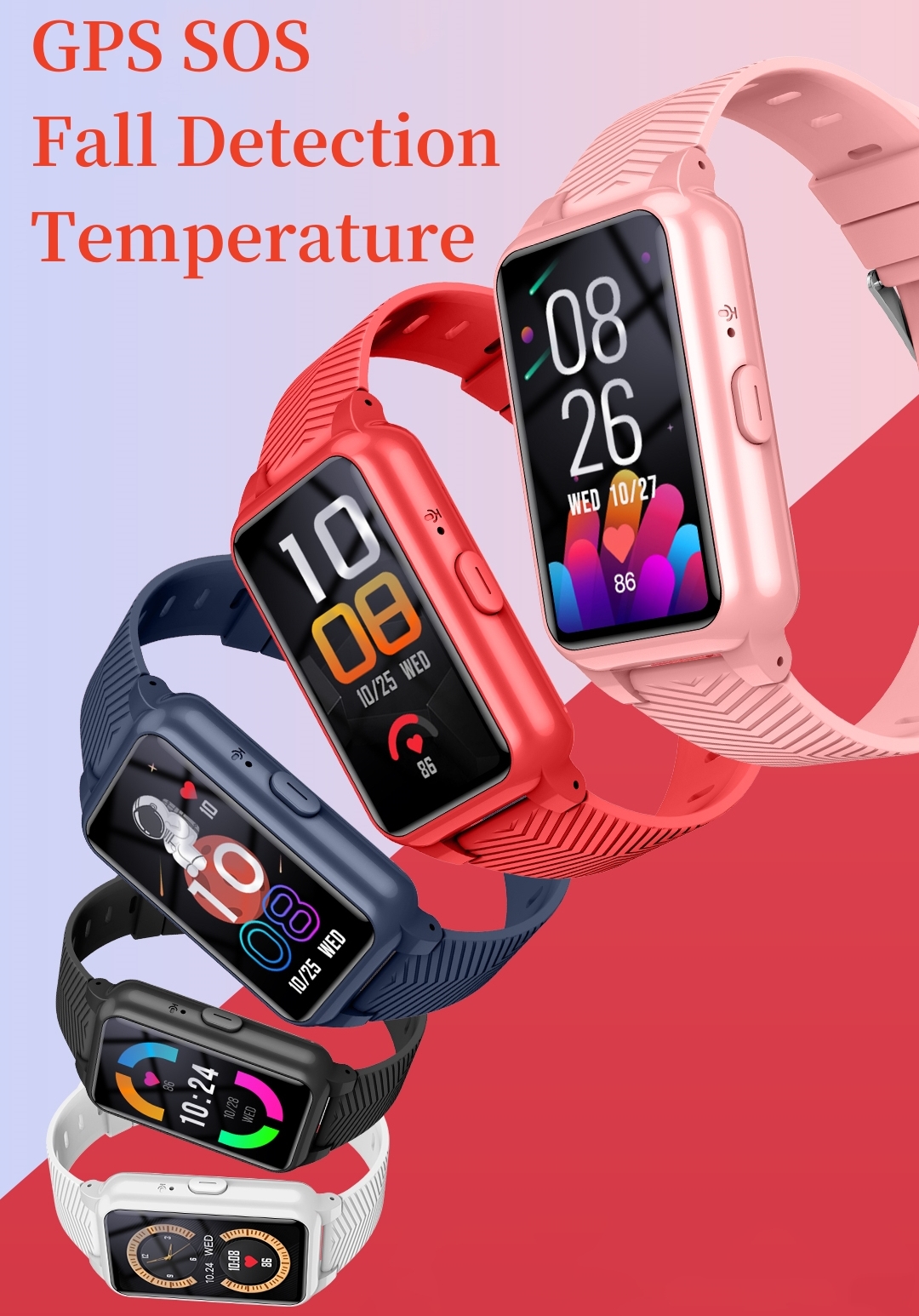 Fall Detection Watch - Montre connectée de détection de chute
