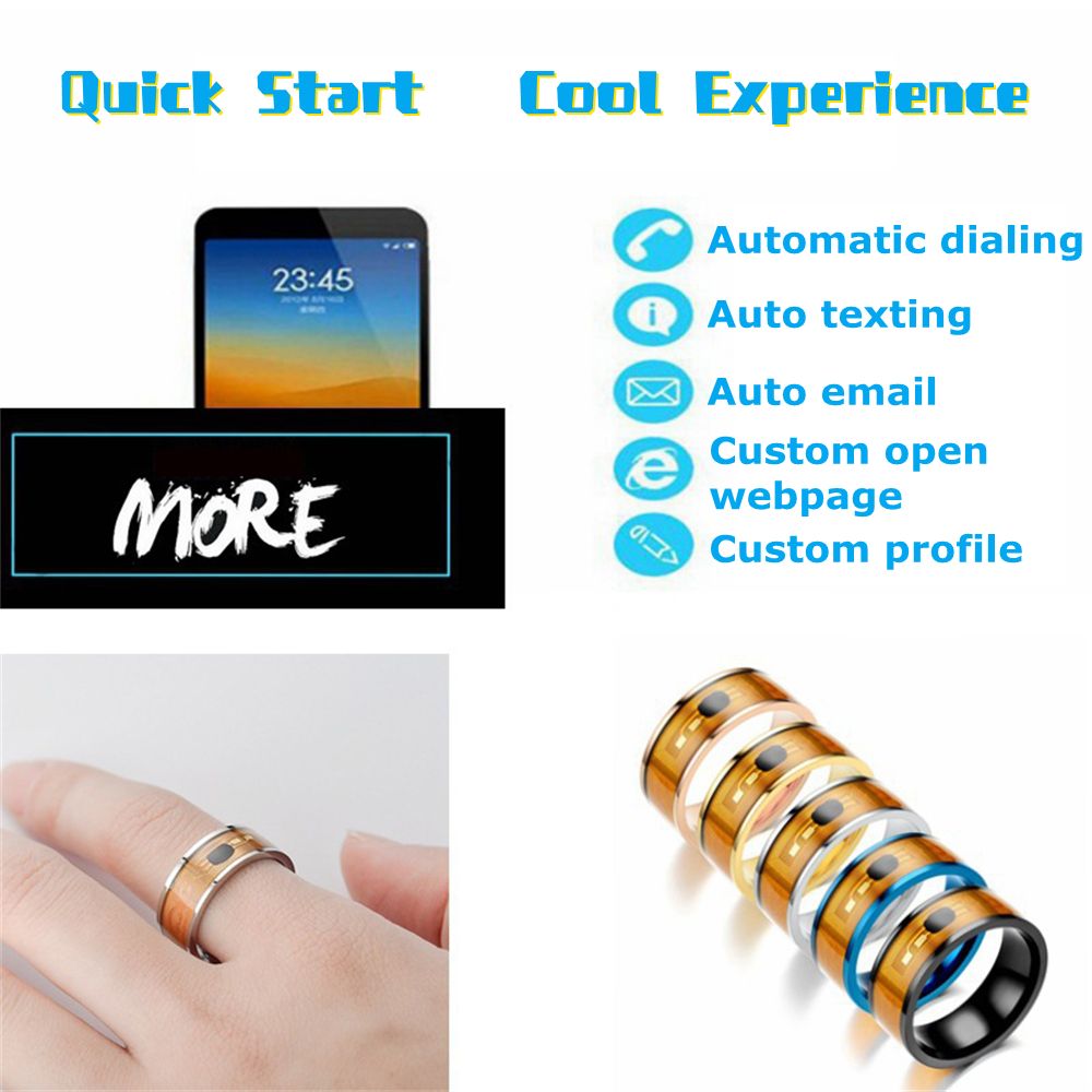 Technologie de mode multifonct - Smart Ring Nfc Pay avis et prix