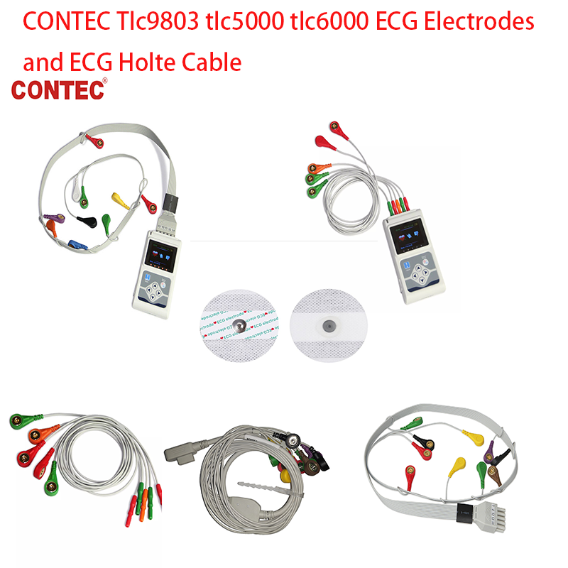 CONTEC-Électrodes ECG et Câble - Ecg Patch Monitor avis et prix