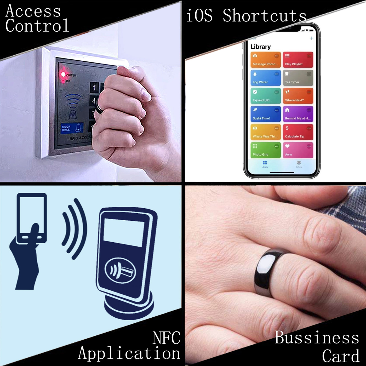 Anneau intelligent en céramiqu - Smart Ring Nfc Pay avis et prix