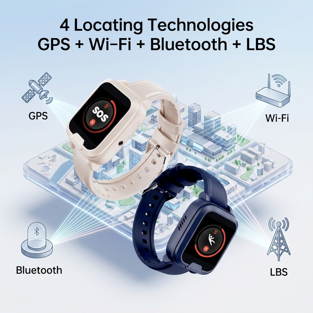 Montre d'alerte médicale 4G av - Fall Detection Watch avis et prix