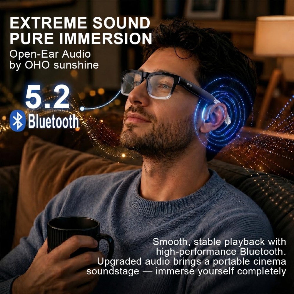 Lunettes intelligentes avec au - Smart Glasses Lens avis et prix