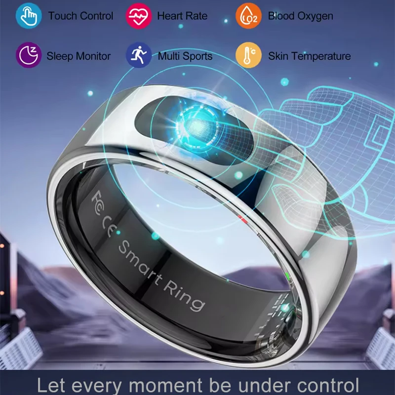 Anneau intelligent avec étui d - Temperature Ring Skin avis et prix