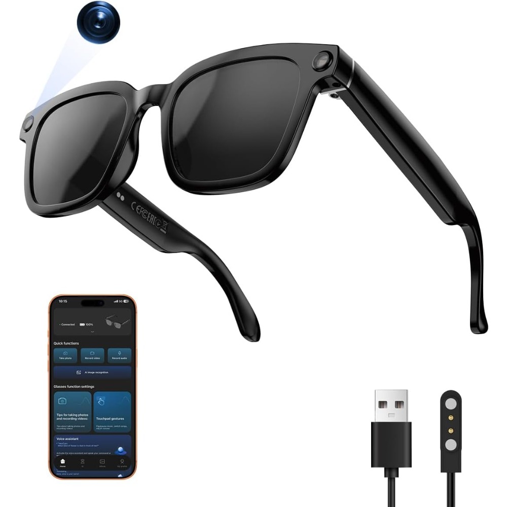 Lunettes caméra HD intelligent - Smart Glasses Lens avis et prix