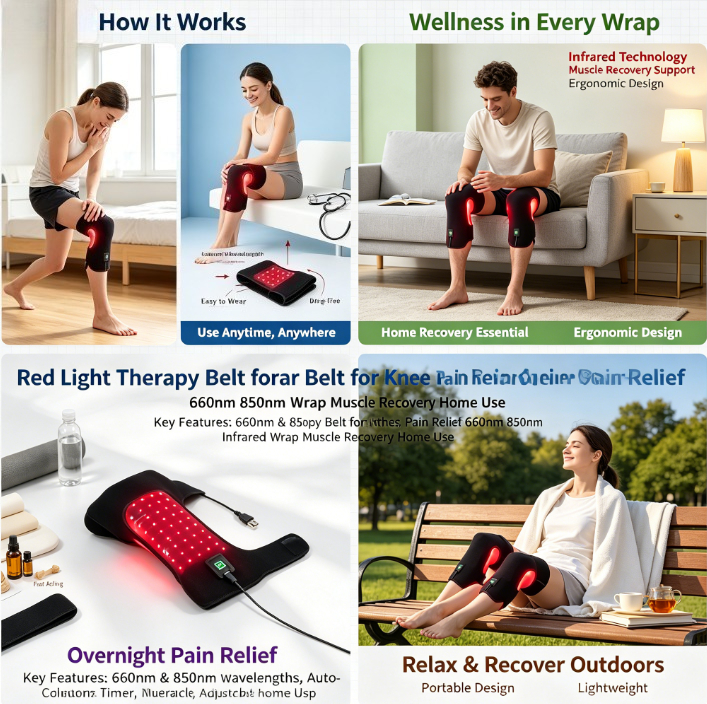 Ceinture de thérapie par lumiè - Smart Knee Wrap avis et prix