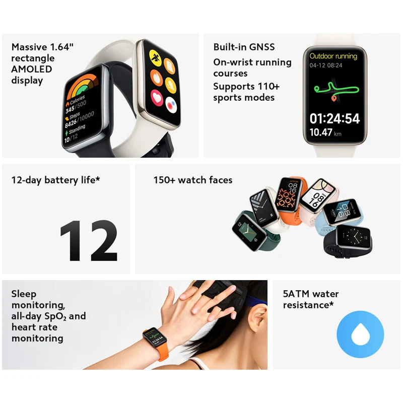 Montre connectée Mi Band 7 Pro - Breath Rate Monitor avis et prix
