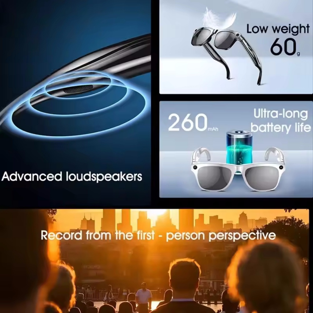 Lunettes intelligentes AI camé - Smart Glasses Lens avis et prix