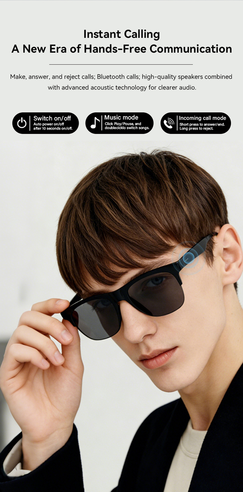 Lunettes Intelligentes IA 4K a - Smart Glasses Lens avis et prix