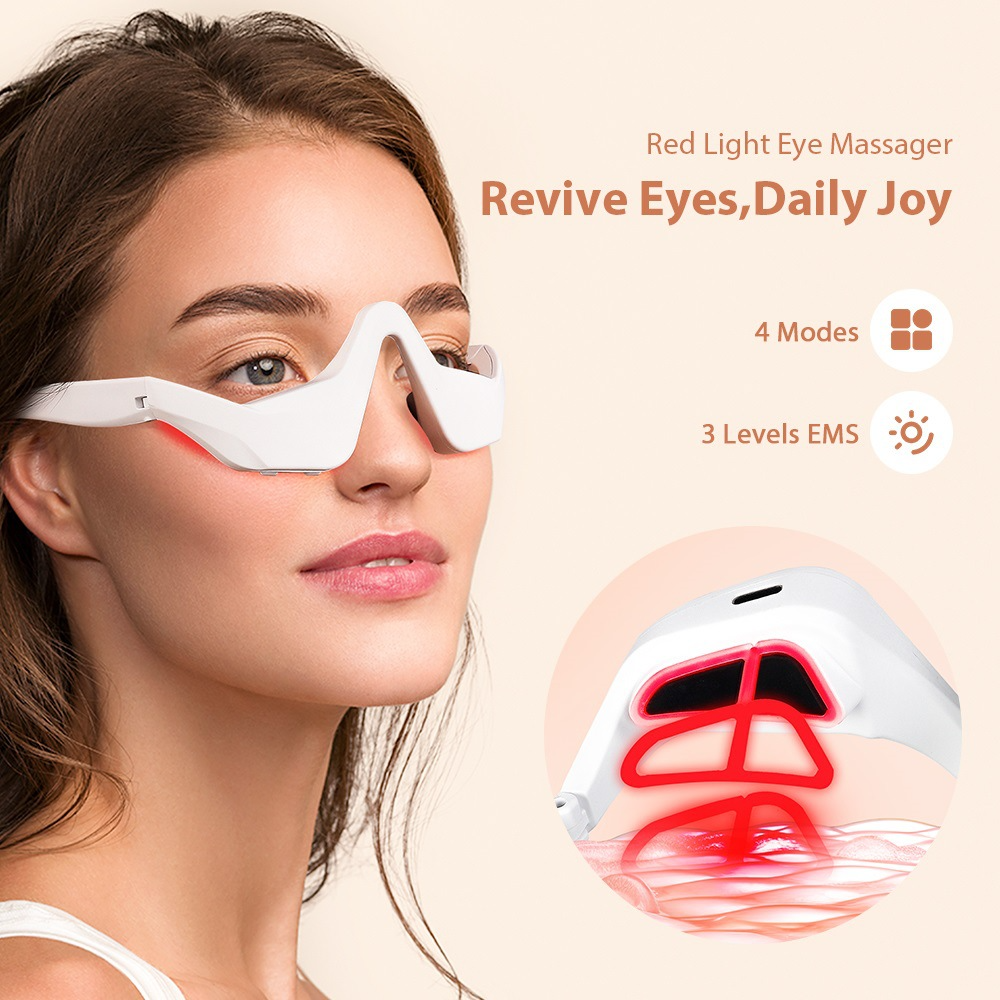 Masseur oculaire sous les yeux - Light Therapy Glasses avis et prix