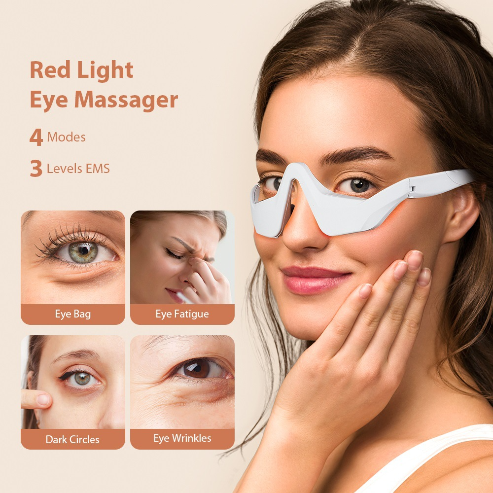 Masseur oculaire sous les yeux - Light Therapy Glasses avis et prix