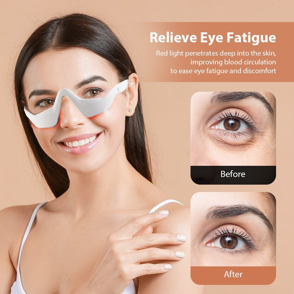 Masseur oculaire sous les yeux - Light Therapy Glasses avis et prix