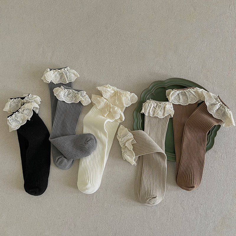 Chaussettes hautes à volants p - Baby Sock Oximeter avis et prix