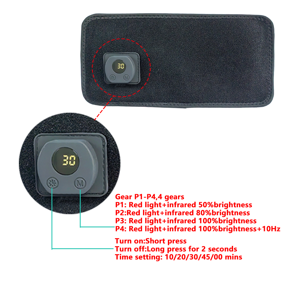 Ceinture à 60 LED rouge et pro - Galvanic Skin Sensor avis et prix