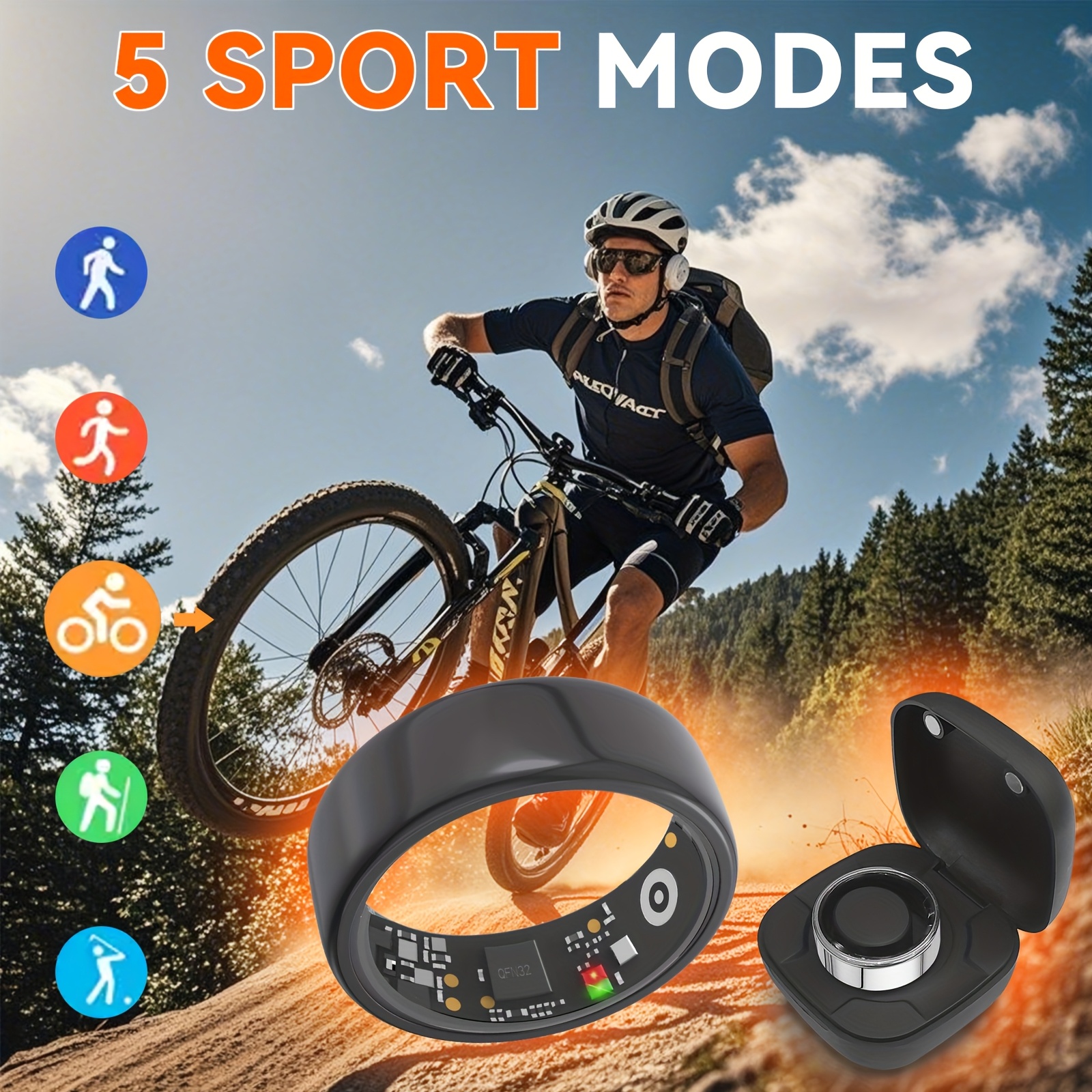Bague connectée pour hommes et - Temperature Ring Skin avis et prix