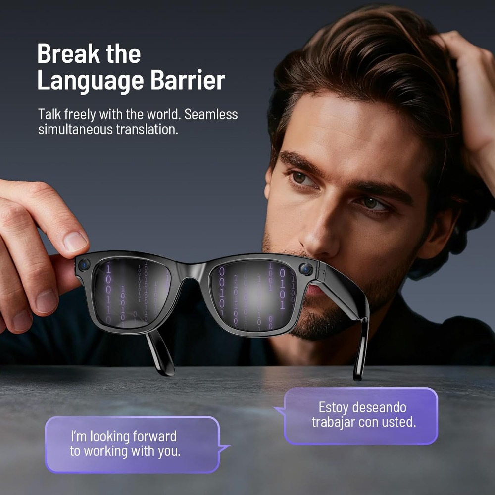 Lunettes intelligentes avec ca - Smart Glasses Lens avis et prix