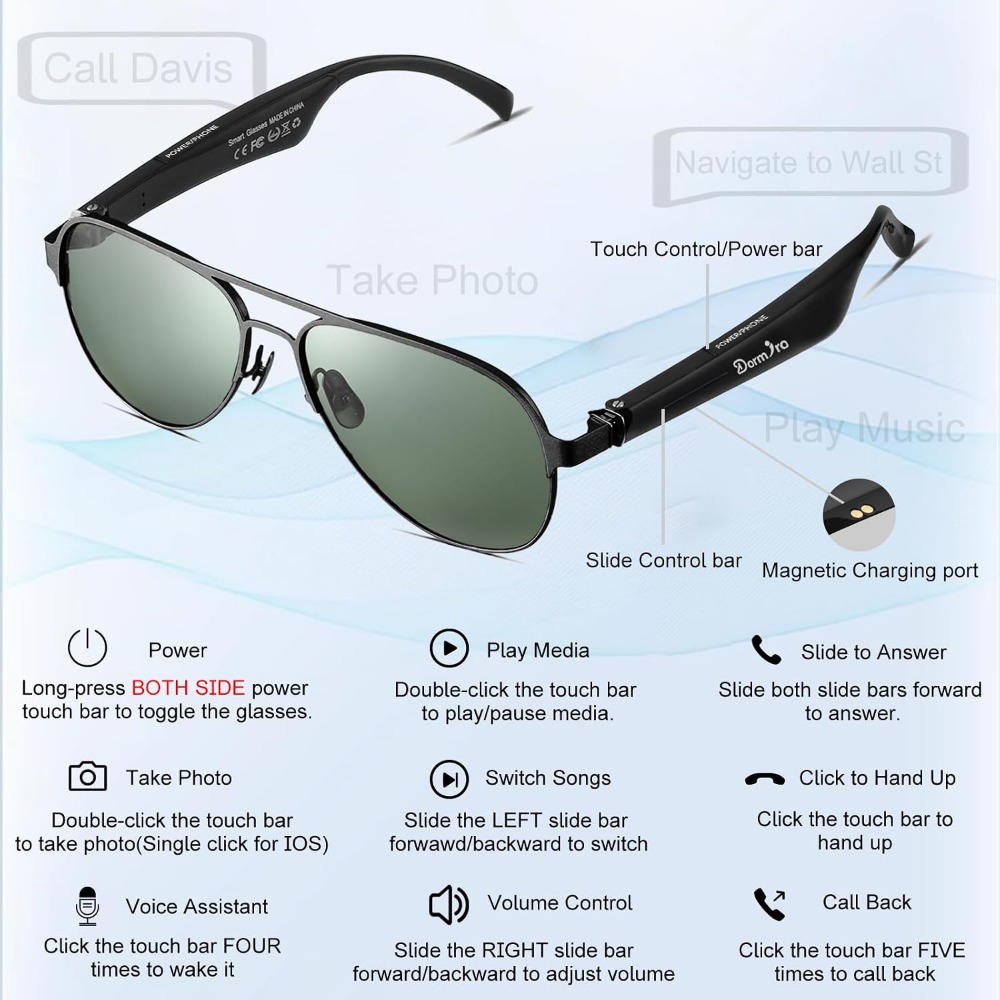Lunettes intelligentes pour ho - Smart Glasses Lens avis et prix