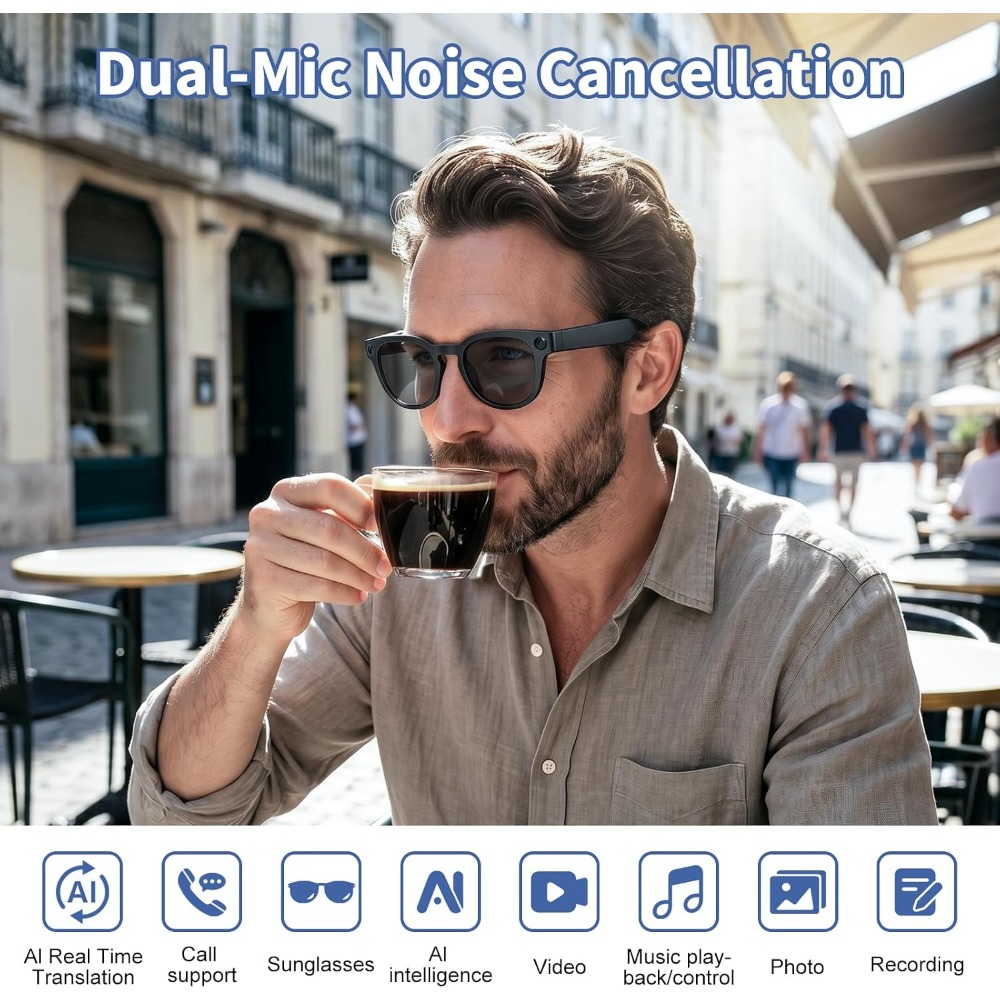 Lunettes intelligentes avec ca - Smart Glasses Lens avis et prix