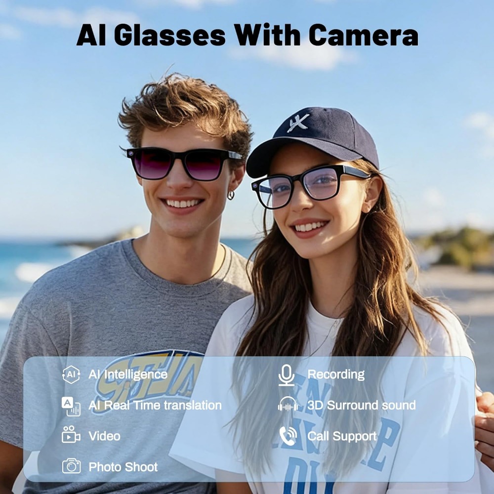 Lunettes intelligentes avec tr - Smart Glasses Lens avis et prix