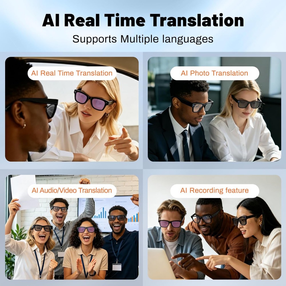 Lunettes intelligentes avec tr - Smart Glasses Lens avis et prix