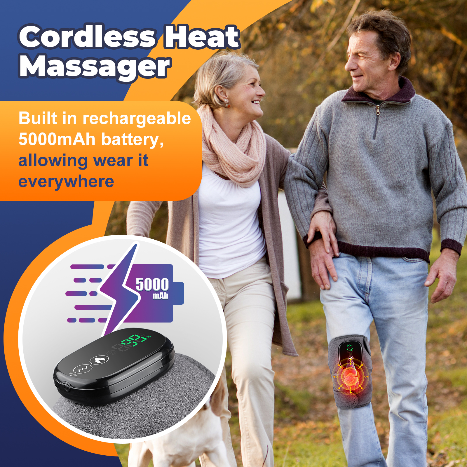 Ceinture de massage chauffante - Smart Knee Wrap avis et prix