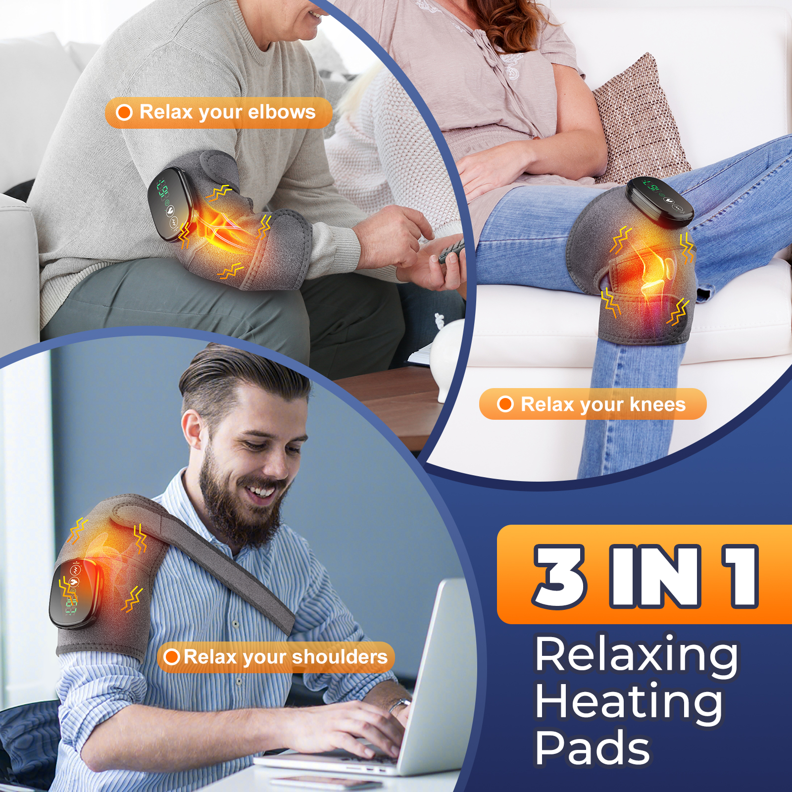 Ceinture de massage chauffante - Smart Knee Wrap avis et prix