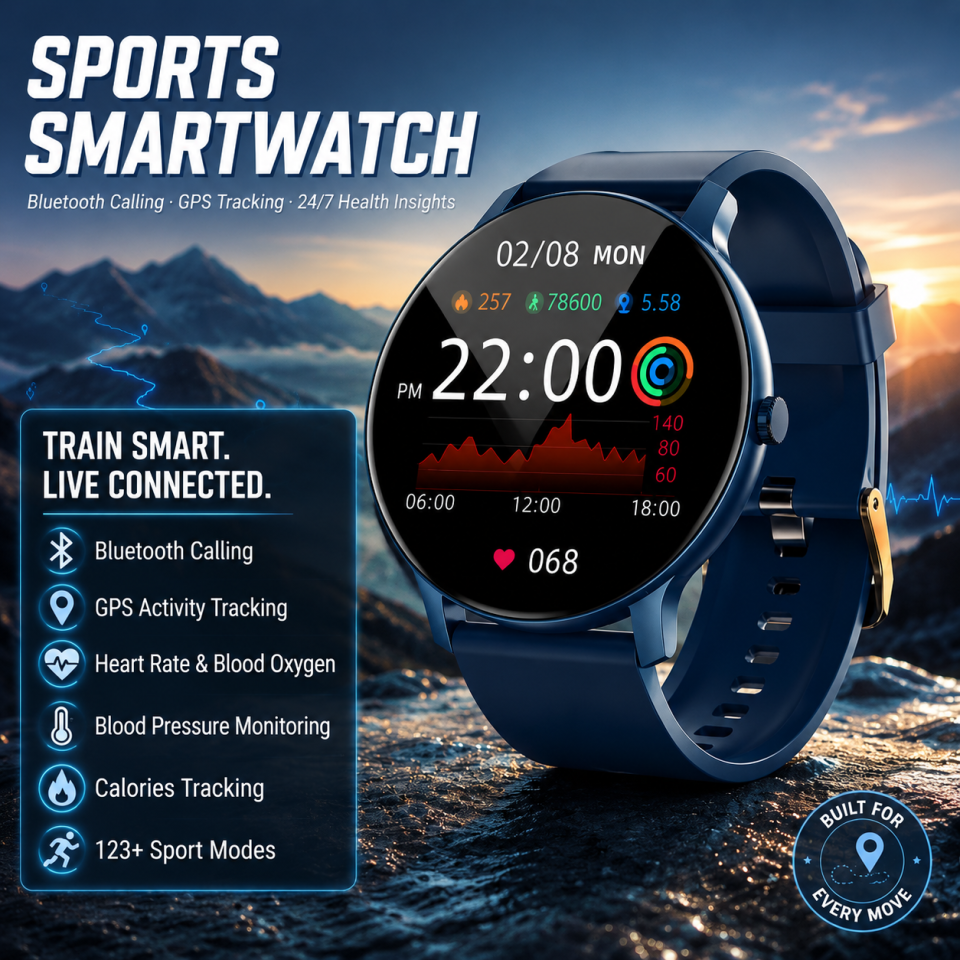 Montre connectée pour hommes 2 - Breath Rate Monitor avis et prix
