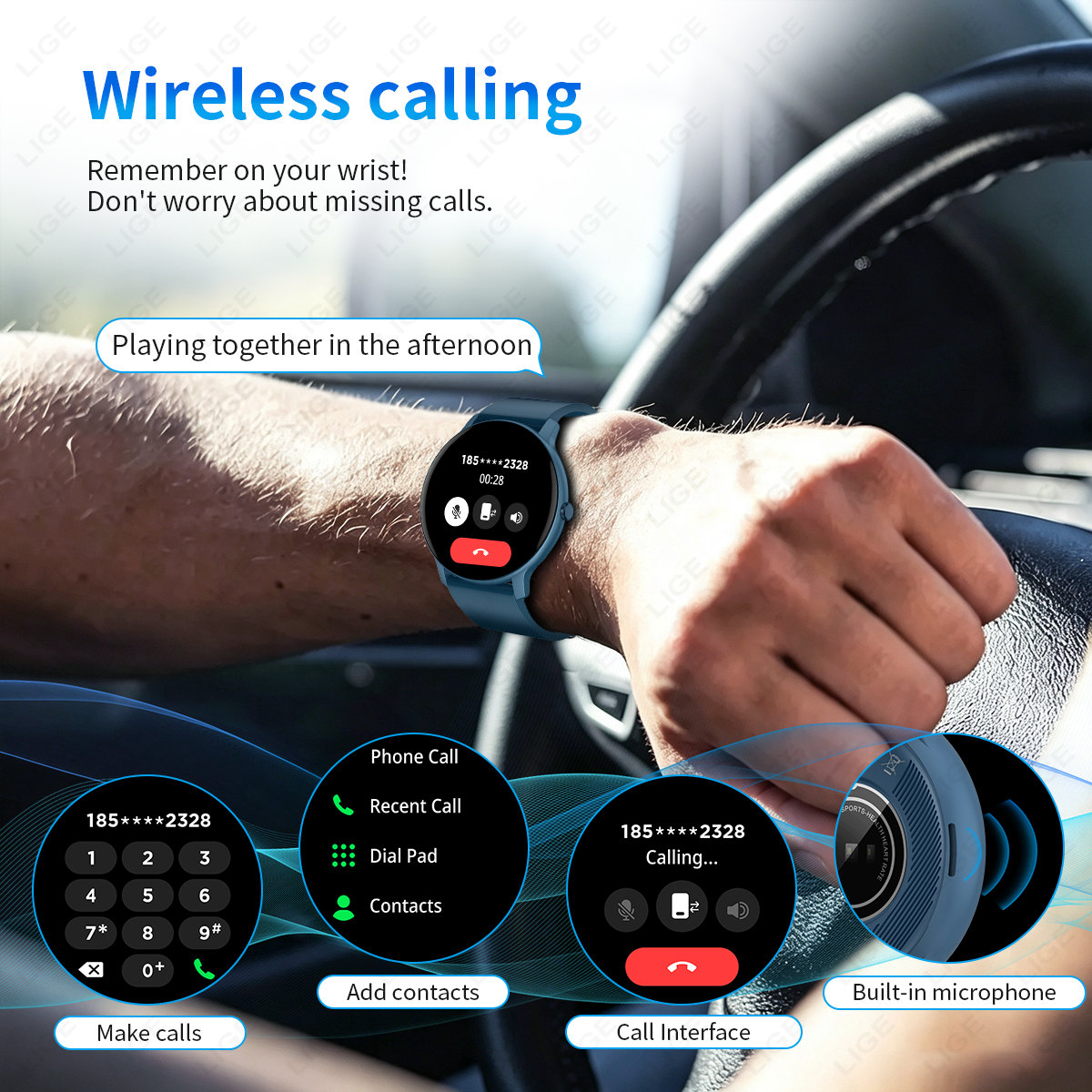 Montre connectée pour hommes 2 - Breath Rate Monitor avis et prix